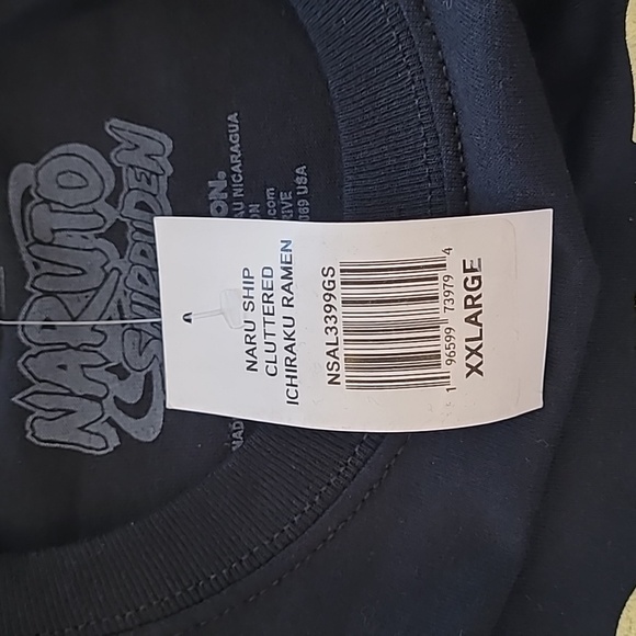 NWT NARUTO Naru Ship Cluttered Ichiraku Ramen Shirt Adult 2XL - Picture 7 of 8